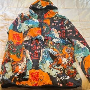 Reason Multicolor Graphic Lightweight Jacket